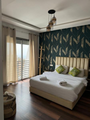sea view villa with garden